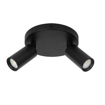 RITMO - Plafon - Ø 15 cm - 2xGU10 - BLACK 09942/12/30 Lucide